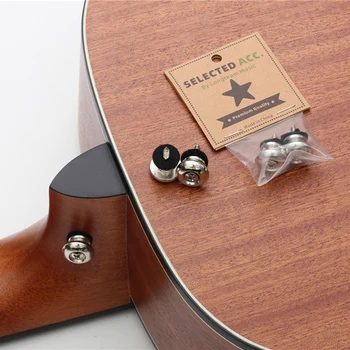 2 елемента Китара каишка с кнопочными ключалки, надежден метален винт, бас китара, ukulele, Бутони с катарама за колан, народна китара, бас китара, електрическа китара
