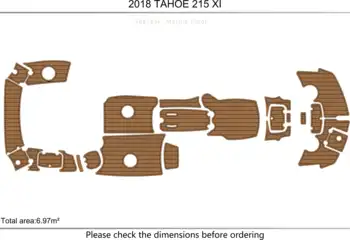 2018 TAHOE 215 XI Кокпит, платформа за плуване 1/4 