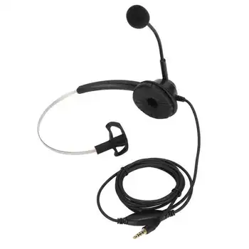 3.5 мм Слушалки за call-център с шумопотискане, слушалки за обслужване на клиенти на едно ухо с микрофон за VOIP телефони