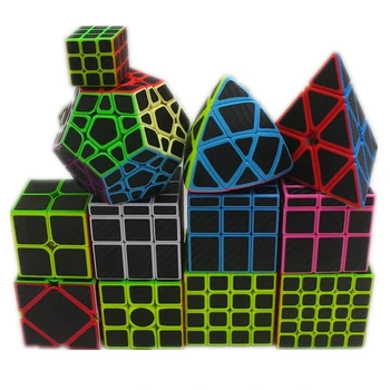 9 вида Стикери От карбон Speed Magic Cube 2x2 3x3 4x4 5x5 Cubo Magico Пъзел игра За Деца, Подарък Играчка За Младежта Инструкция За Възрастни