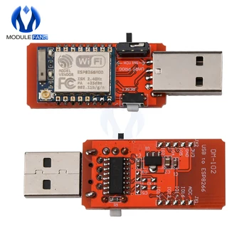 ESP-07 ESP07 CH340 G CH340G USB към TTL ESP8266 WiFi Модул Безжичен такса за разработка на Антена до модула за водача TTL 4,5 В-5.5V