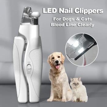LAIKA LED нокторезачки за домашни любимци, Професионални Ножици за Котешки Нокти, Ножица за линия на кръв, Машинка за нокти за кучета, Машина за грижа за животните, Стоки за домашни любимци