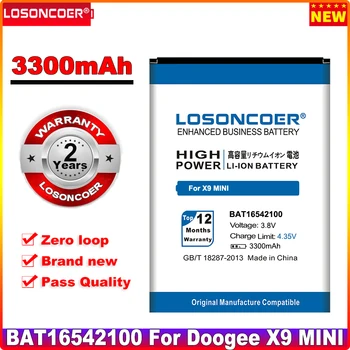 LOSONCOER 3300 mah BAT16542100 Батерия за Мобилен Телефон За Doogee X9 MINI X9MINI 5,0 инча + Бързото Пристигане