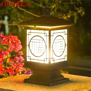 OUTELA Открит класически лампа на колумб, ретро водоустойчива led с монтиран на стената лампа на колумб, осветителни тела за вашия дом градина