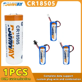 RAMWAY CR18505 3 от 2500 mah, неперезаряжаемая литиева батерия за сигнализация за откриване на дим и пожар, теплосчетчик, инфрачервен сензор