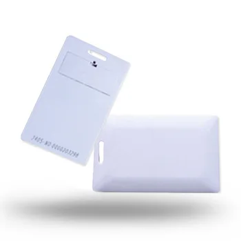 RFID UHF бели карти на дълги разстояния електронна етикет ПЕТ Active white card