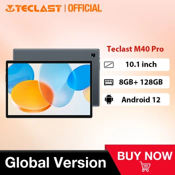 Teclast M40 Pro 2023 10.1-инчов таблет 8 GB оперативна памет, 128 GB UFS UNISOC T616 Android 12 Таблетки 1920x1200 4G Dual SIM LTE GPS Метален корпус