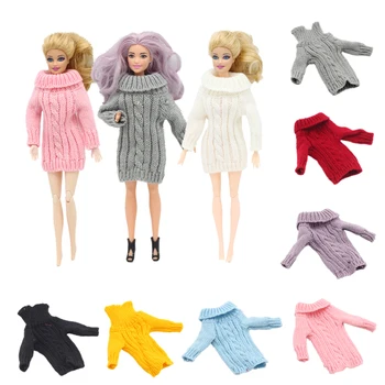 Аксесоари за кукли, ръчно изработени, вязаный пуловер, ръчно изработени, блузи, палта, рокли, дрехи за момиченца-кукли BJD 1/6 30 см, детски играчки, подаръци