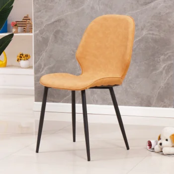 Банкетни минималистичные Случайни столове, Маса за почивка Усъвършенстван Уникален Модерен стол Метално Седло Sala Da Pranzo Мебели за дома WXH30XP