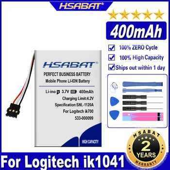 Батерия HSABAT AHB222535PJT 533-000099 капацитет 400 ма за Logitech Keys-To-Go, батерии ik1041