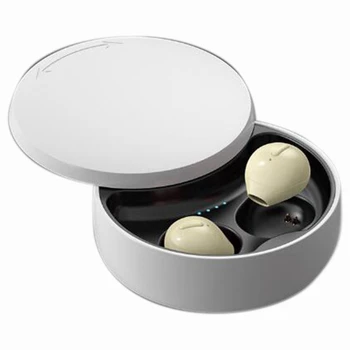 Безжични слушалки Mini X21S Bluetooth 5.0 с калъф за безжично зареждане, невидими мини Bluetooth слушалки
