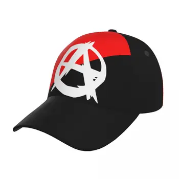 Бейзболна шапка на хип-хоп Шапка Флаг анархиста Солнцезащитная шапка за възрастни Мъже Женска шапка