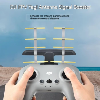 За DJI FPV усилвател на сигнала Яги антена 2,4 Ghz усилва сигнала от антена, увеличава разстоянието дистанционно управление аксесоари DJI FPV