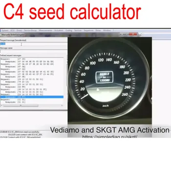 За MB Star C4 C5 C6 DTS Калкулатор първоначалните ключове Онлайн услуга за Vediamo Monaco отключване на ECU access DAS Smart Калкулатор MB cars