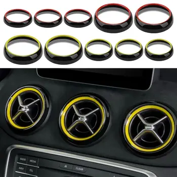 Задайте выпускное дупка, фитинги за пръстените на променлив ток, стикери за украса на автомобила, декоративен кругдля Benz W176 GLA X156 La CIA C117