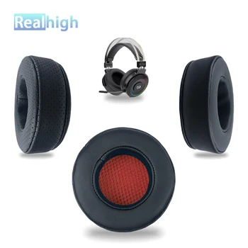 Замяна амбушюра Realhigh за слушалки Redragon H320 с удебелени възглавници от пяна с памет ефект
