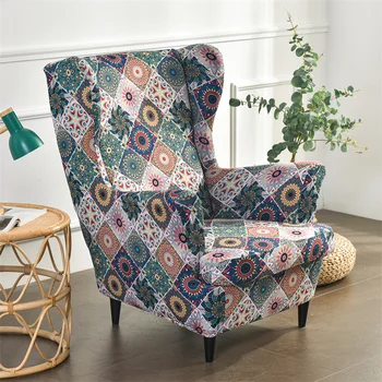 Калъф за стола-крылышка впечатлява със своя бохемски стил, чанта за количка от ликра, миещи се калъфи за мека мебел с възглавници за столове, покривала за пуфиков