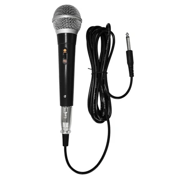 Караоке микрофон Ръчно професионален кабелна динамичен микрофон, Ясен Глас микрофон за изпълнение на вокална музика, караоке