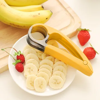 Кухненски аксесоари, нож за нарязване на банани, плодове, зеленчуци, колбаси, нож за нарязване на банани, и инструменти за приготвяне на салата и сладолед