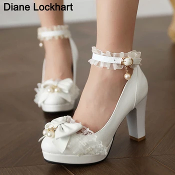 Летни дамски обувки на принцесата на Мери Джейн в стил Лолита 
