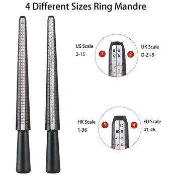 Набор от Инструменти за измерване на размера на пръстените