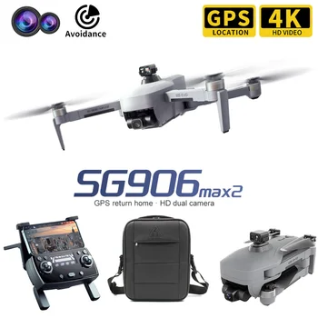 НОВ SG906 MAX2 Дрон 4K Професионална HD Камера, Лазерен Заобикаляне на препятствия, 3-Аксиален Кардан Подвес 5G WiFi SG906 Max FPV безпилотни самолети RC Квадрокоптер