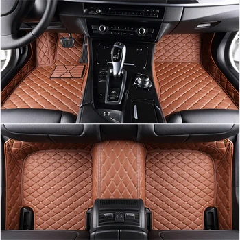 Обичай автомобилни постелки на 5 места за Bmw серия 5 F10 2010-2016 година Детайли на интериора автоаксесоари килим