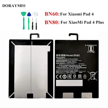 Оригинална акумулаторна батерия за таблет BN60 за Xiaomi Mi Pad 4 Mi pad4 BN80 сменяеми батерии за Mi Pad 4 Plus