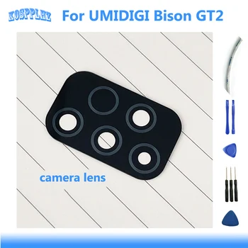 Оригинална новост за UMIDIGI Bison GT/GT2 със Стъклен капак на обектива задната камера, ремонт на детайли за Bison GT2 капак на обектива на задната камера + лепило