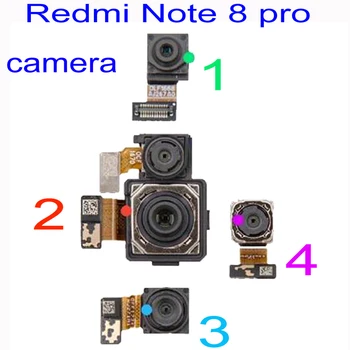 Оригиналната основната камера за Xiaomi Redmi Note 8 Pro, задни голям модул, гъвкав кабел/Предна широка макросъемка дълбочина