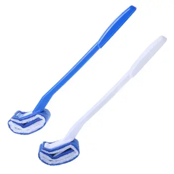 Пластмасов дълга дръжка, четка за тоалетна в банята, гъба-търкане, инструмент за почистване на G5AB