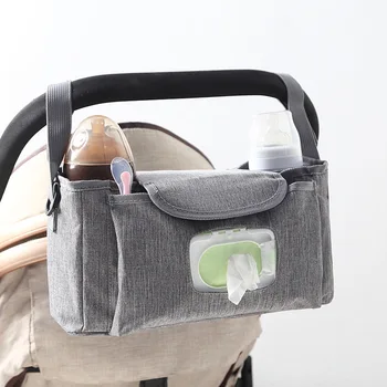 Подвесная чанта за количка, универсална подвесная чанта за детска количка, чанта за съхранение на новороденото, удобен държач за колички за съхранение