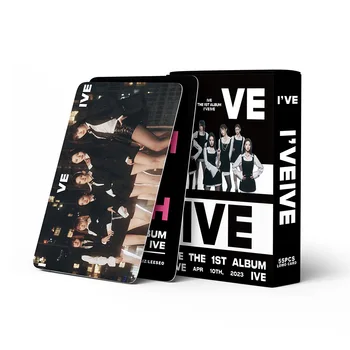 Предпродажа Kpop Idol 55 бр./компл. Lomo Card АЙВ Албум Картички Иве, ИВЕ Нова Колекция от Подаръци За феновете на Печат на снимки