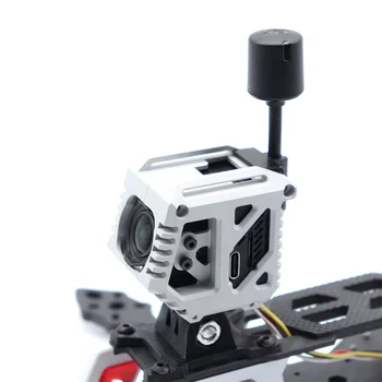 Притежател на фотоапарат с ЦПУ за въздушен блок DJI O3, фиксирани на стена, сигурно закрепване на седалки за състезания дрона FPV, комплект рамки за квадрокоптера, Аксесоари и резервни части