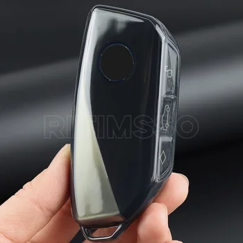 Прозрачен Мек Калъф за Автомобилни Ключове от TPU 2023 BMW Energy Ix XM X1 I7 X7 7 Серия Smart Remote Key Protect Shell Аксесоари