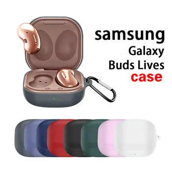 Силиконов калъф за слушалки Samsung Galaxy Рецептори на Живо Wireless Headset, устойчив на удари-мек защитен калъф за слушалки