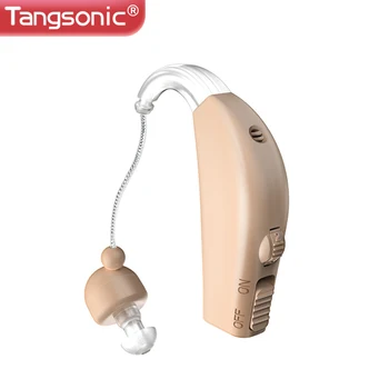 Слухов Апарат Tangsonic BTE USB Акумулаторна Усилвател на Звука За Глухи Мъже С Глухота Възрастни Възрастни Жени С Шумопотискане