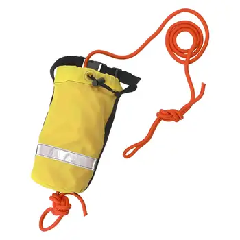 Спасение чанта с въже с дължина 52 метра, чанта с въже за каране на каяк, водни спортове