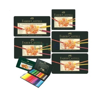Цветен молив Faber-Castell Polychromos, устойчиви на размазыванию и влагоустойчив, отговарят на високи грифель за гъста маслени пастели, са на разположение различни цветове