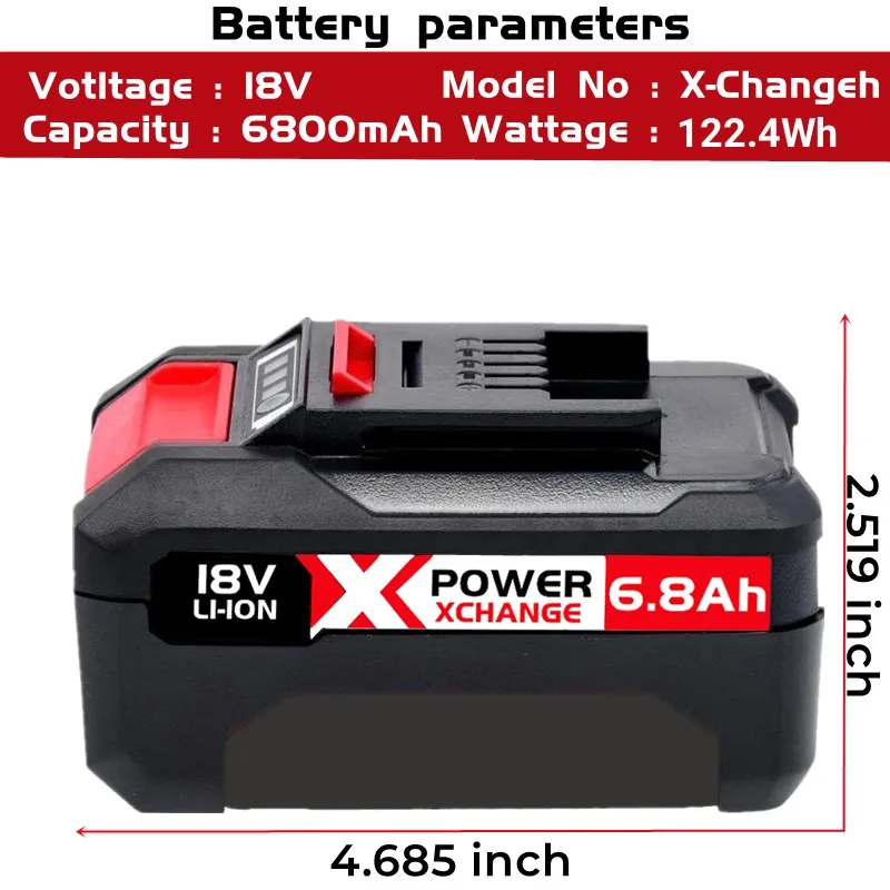 Висок капацитет. Използваните литиеви батерии X Power-Change. 18 6800 mah с led дисплей. Jedila е съвместим с оригинални панели