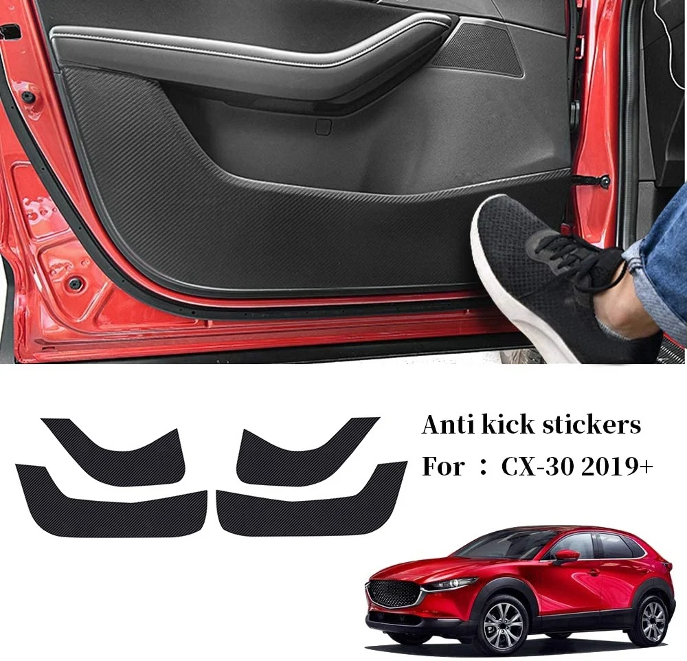 Тампон върху страничната модерните врати, изработени от въглеродни влакна, предпазна подложка за Mazda CX-30 2019 2020