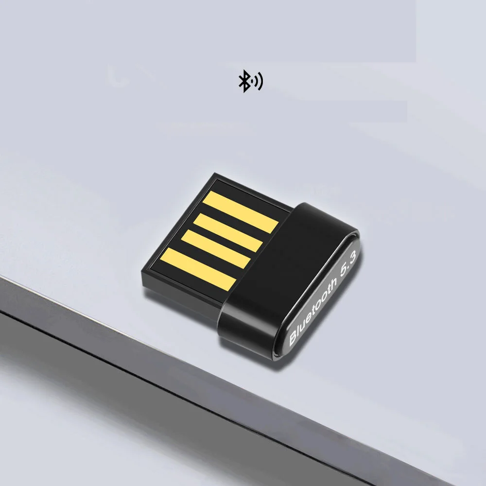 USB Bluetooth адаптер 5.3 за настолни КОМПЮТРИ Plug & Play Mini Bluetooth EDR Dongle приемник и предавател