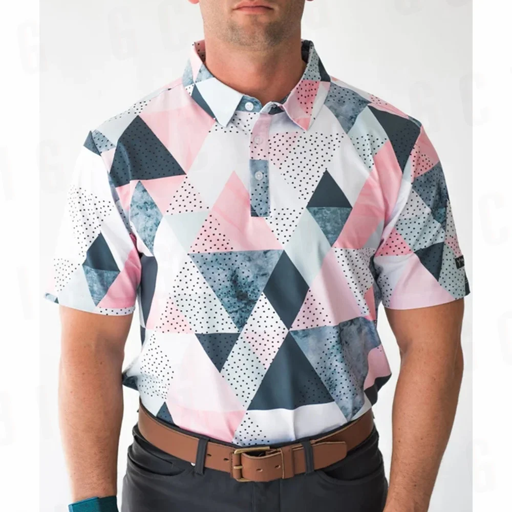 Новост 2023, мъжка риза за голф, поло Риза, Облекло за алпинизъм, бързо съхнещи блузи, тактически ризи с къс ръкав, От Трико