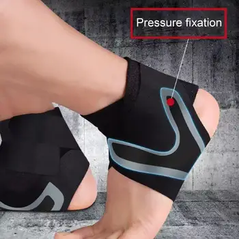 1 Чифт еластични визии за глезените Защитни белезници за крака за практикуване на баскетбол, футбол, катерене на открито