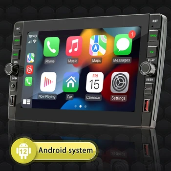 9-инчов автомобилен сензорен екран, Безжичен Carplay Android Auto кола преносимо радио Bluetooth MP5 FM-приемник The Host
