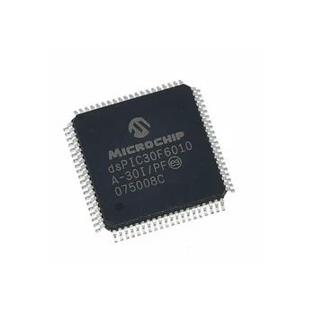 DSPIC30F6010A-30I/PT Осъществяване QFP80 цифров сигнален процесор и контролер оригинален автентичен Бърза доставка