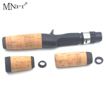 MNFT 1 комплект въдица с разделена дръжка от корк, инструменти за монтаж и ремонт на въдици Baitcast с пластмасов заден изземване на серпентина