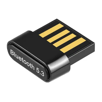 USB Bluetooth адаптер 5.3 за настолни КОМПЮТРИ Plug & Play Mini Bluetooth EDR Dongle приемник и предавател