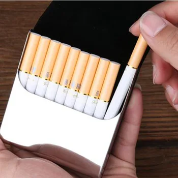 Модни табакери от телешка кожа, вертикален кожен портфейл с панти капак, аксесоари комплекти за цигари