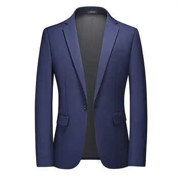 Нов мъжки однобортный обикновен костюм, сако, бизнес всекидневни бизнес костюм, мъжки облекла в стил Уестърн